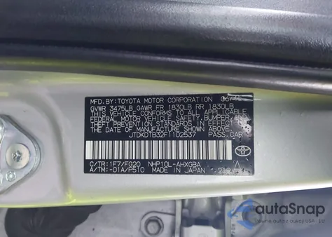 2015 Toyota Prius C Three from USA, damaged, VIN JTDKDTB32F1102537